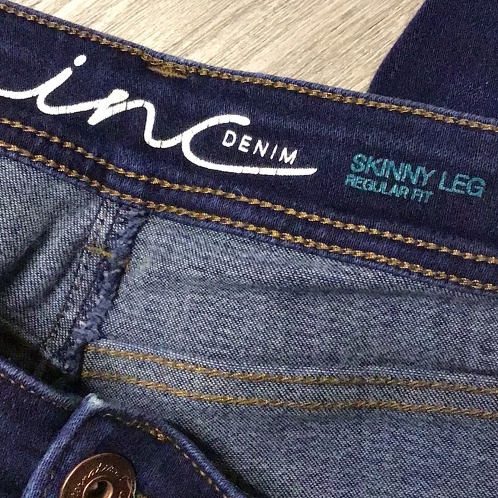 Skinny Leg w/31.5" Inseam INC Denim Jeans sac963 - Picture 5 of 6